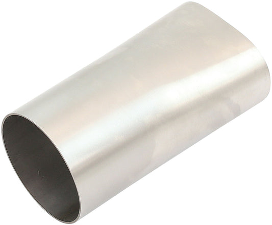 3" OVAL TO ROUND EXHAUST TUBE STRAIGHT ADAPTER 304 S/STEEL