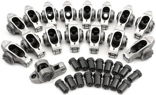 SBC S/S ROCKER ARMS 3/8" STUD 1.60 RATIO 350 STAINLES ROLLER16 Aeroflow - AF 95-1202