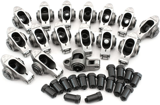 SBF S/S ROCKER ARMS 3/8" STUD 1.60 WINDSOR 302 351 ROLLER 16STAINLESS Aeroflow AF 95-1220