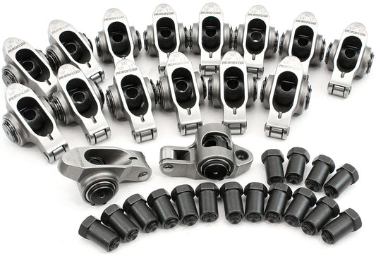 SBF S/S ROCKER ARMS 3/8" STUD 1.70 WINDSOR 302 351 ROLLER 16STAINLESS Aeroflow AF 95-1221