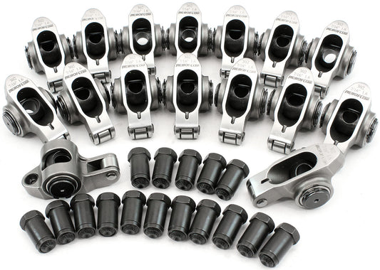 SBF S/S ROCKER ARMS 7/16" STUD1.60 WINDSOR 302 351 ROLLER 16STAINLESS Aeroflow AF 95-1222