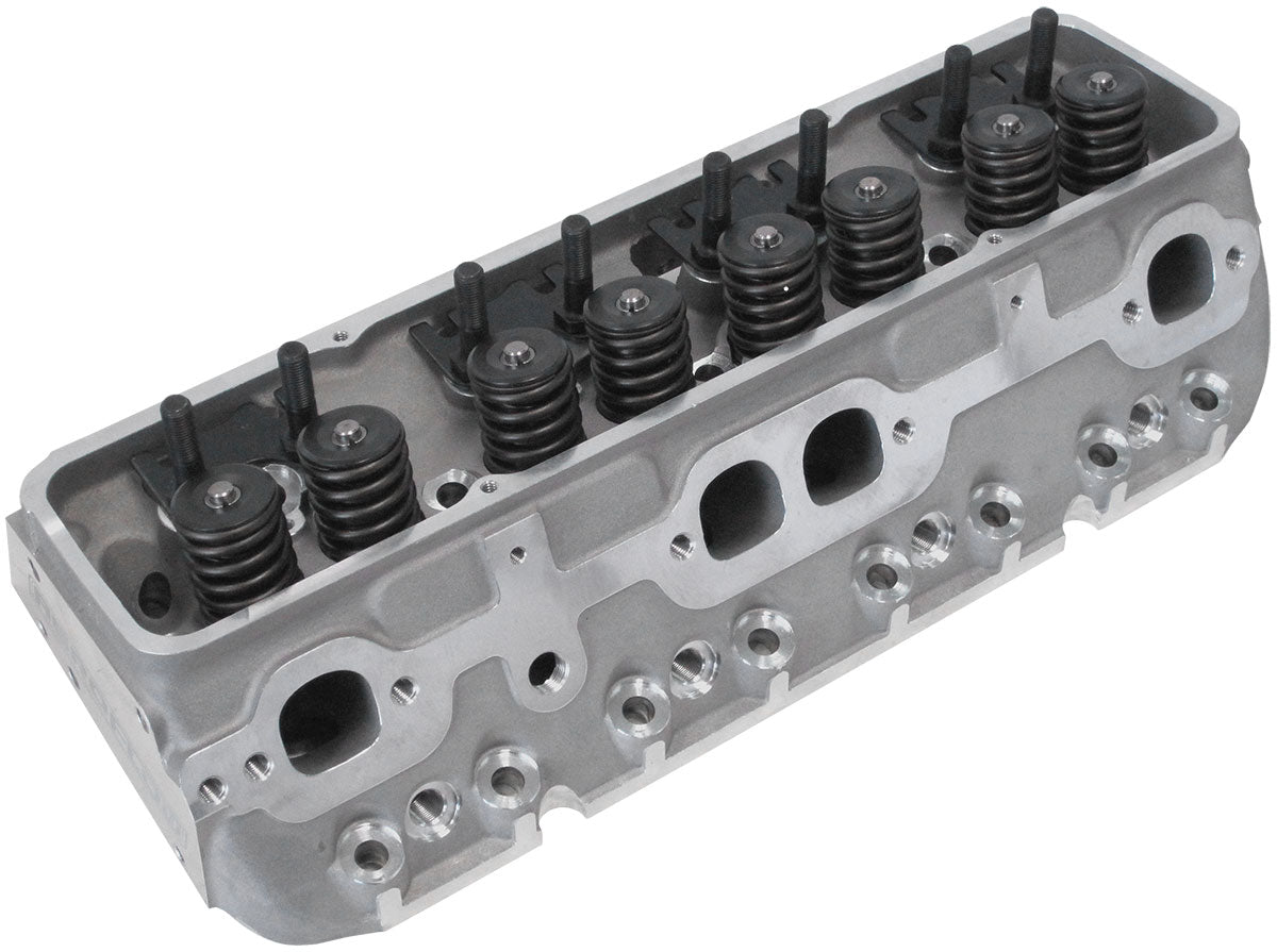 SBC 350 400 *PAIR* ASSEMB. S/P ALLOY CYLINDER HEADS 180cc Default Title