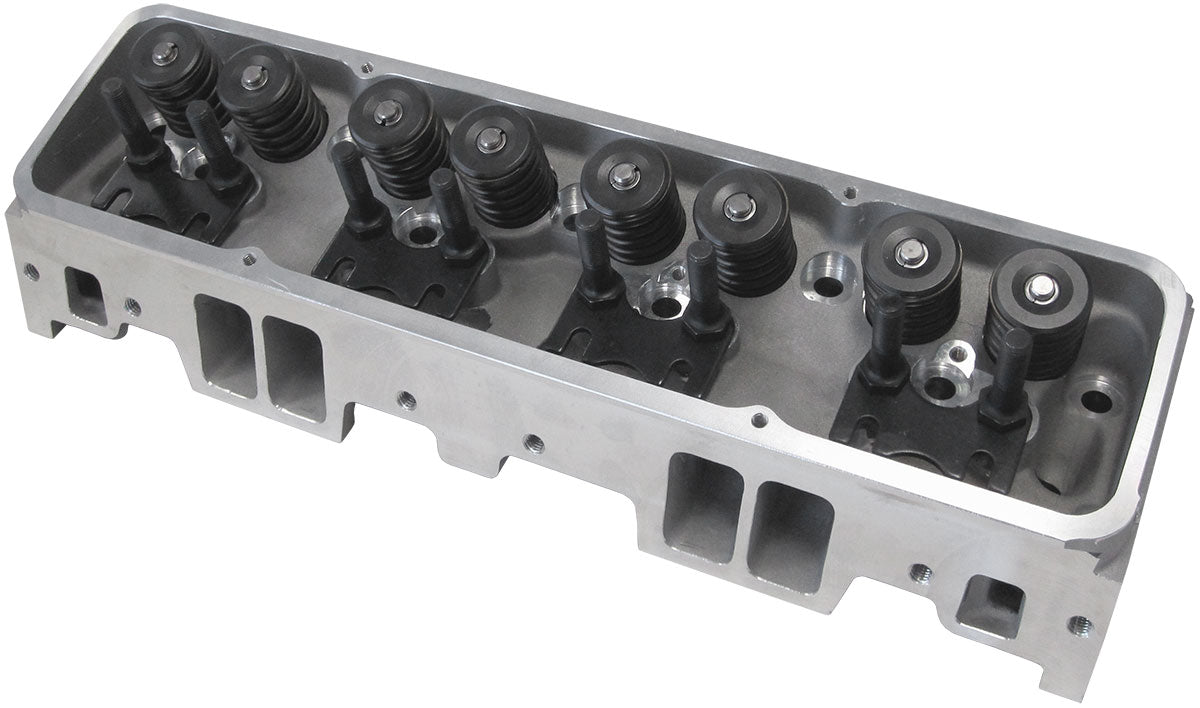 SBC 350 400 *PAIR* ASSEMB. S/P ALLOY CYLINDER HEADS 180cc Default Title