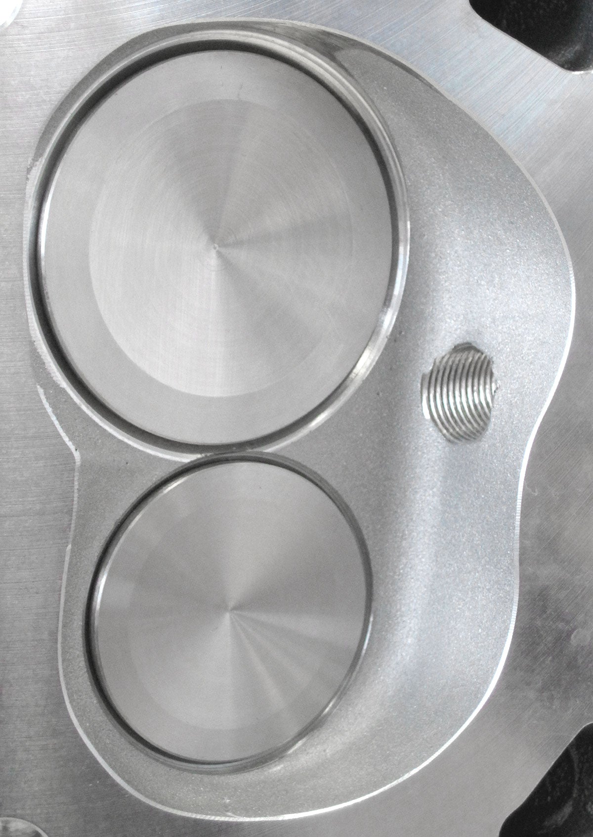 SBC 350 400 *PAIR* ASSEMB. S/P ALLOY CYLINDER HEADS 180cc Default Title