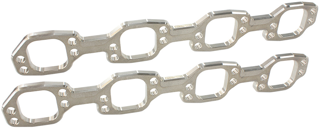 Ford 289-351W header flanges 1-7/8" square port PAIR VIC JR Default Title