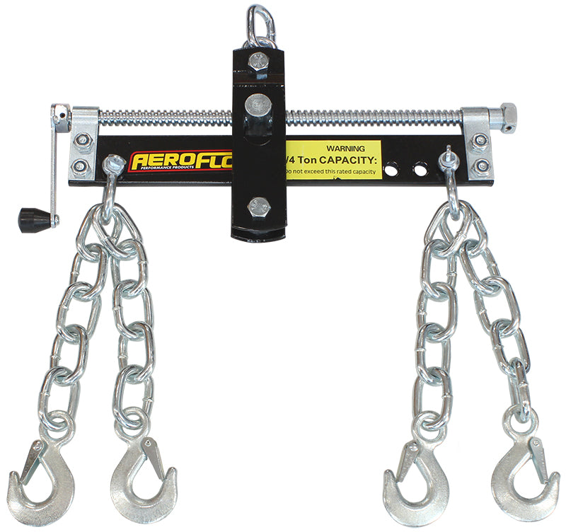 ENGINE CRANE LEVELLER ASSISTS ENGINE REMOVAL AND INSTALL