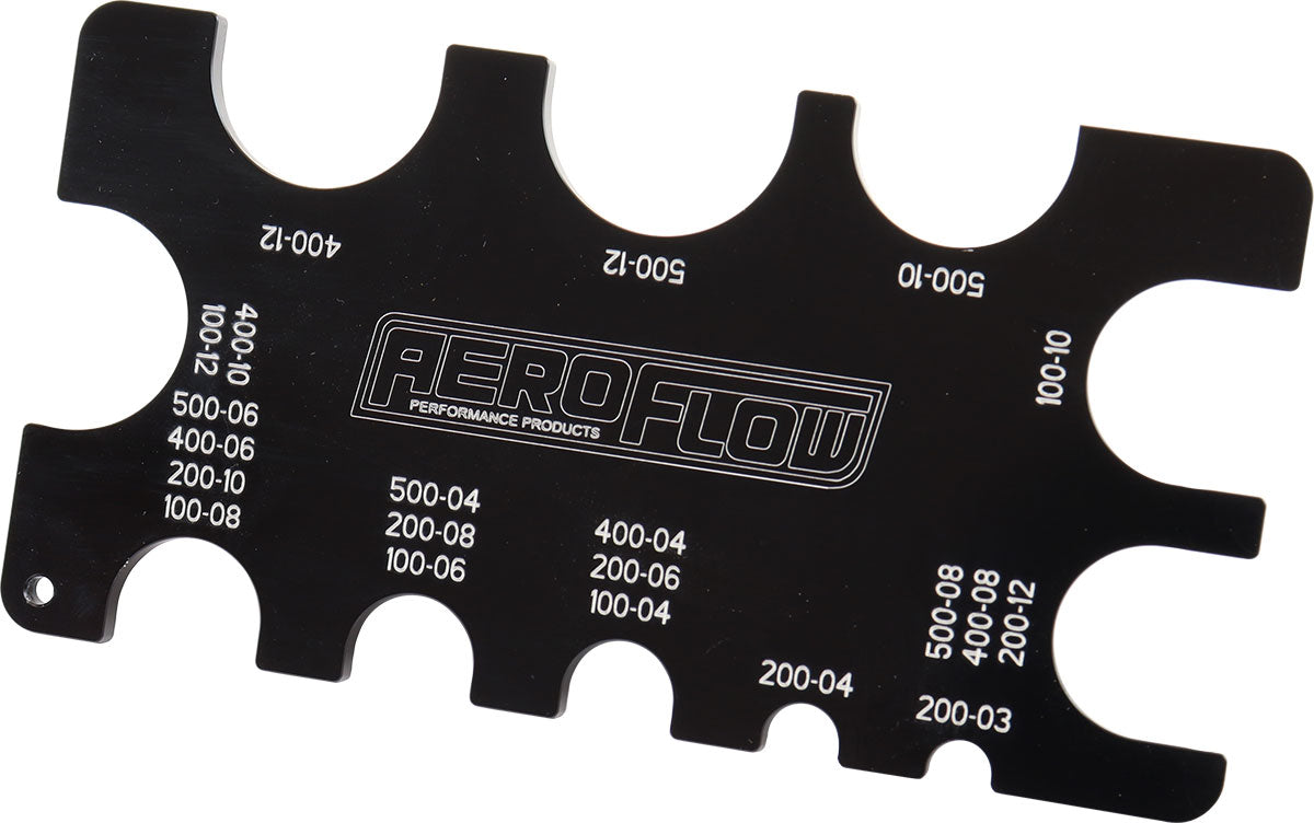 AEROFLOW BRAIDED HOSE GAUGE   TOOL GUIDE AN -3 to -20