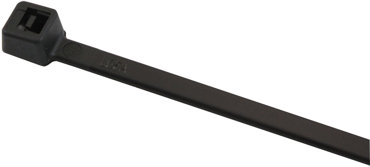 HIGH TEMP CABLE TIES 3.6x150mm25 PACK BLACK ZIP TIE PA46