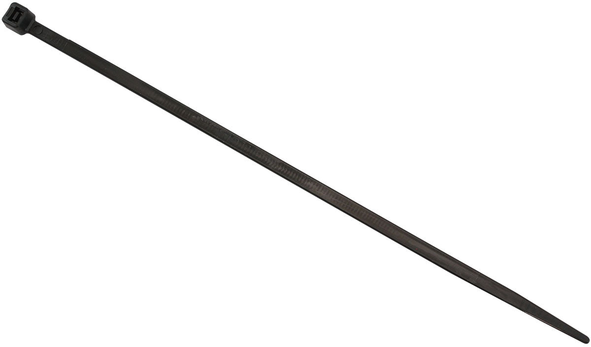 CABLE TIES 4.8mm x 200mm      25 PACK BLACK ZIP TIE PA66
