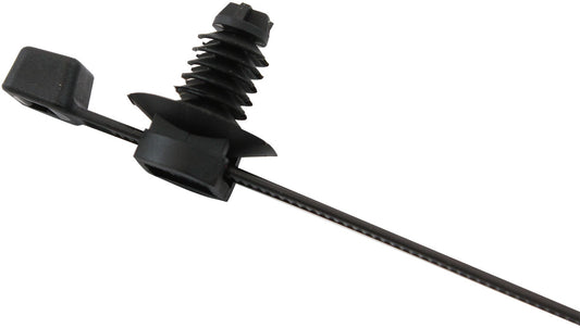 FIR TREE CABLE TIE 4.8x210mm 2PIECE 1000 PACK BLACK ZIP TIES