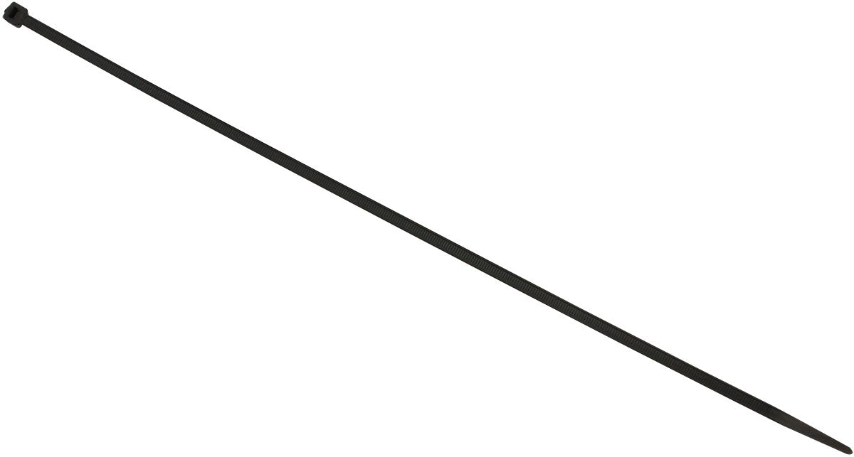 HIGH TEMP CABLE TIES 4.8x380mm1000 PACK BLACK ZIP TIE PA46