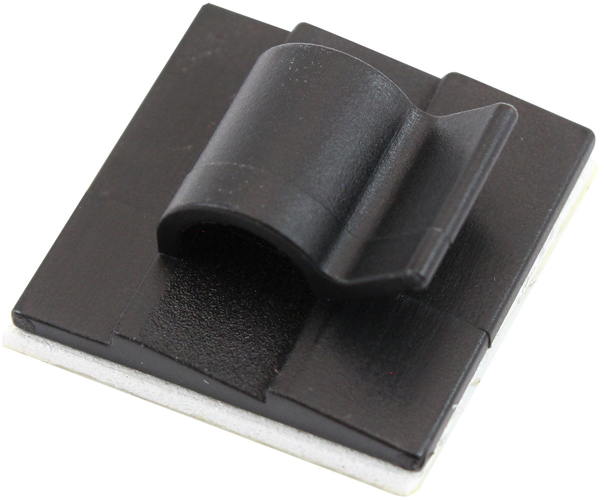 CABLE TIE MOUNT CLAMPS 5mm MAXBUNDLE PA66 3M ADHESIVE 25 PAC
