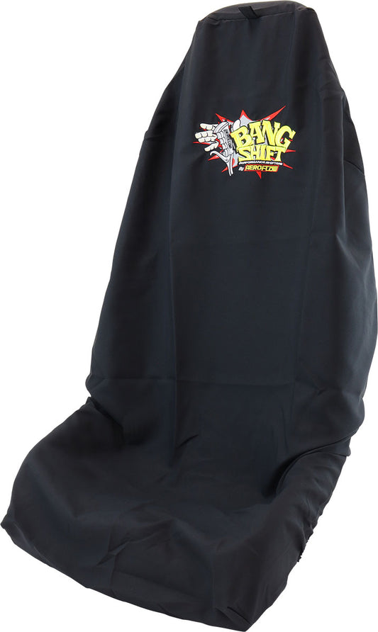 BANG SHIFT THROW SEAT COVER   AEROFLOW SHIFTER BLACK