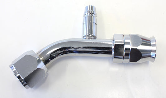 -10 A/C W/CHARGE PORT 45 DEG  STAINLESS