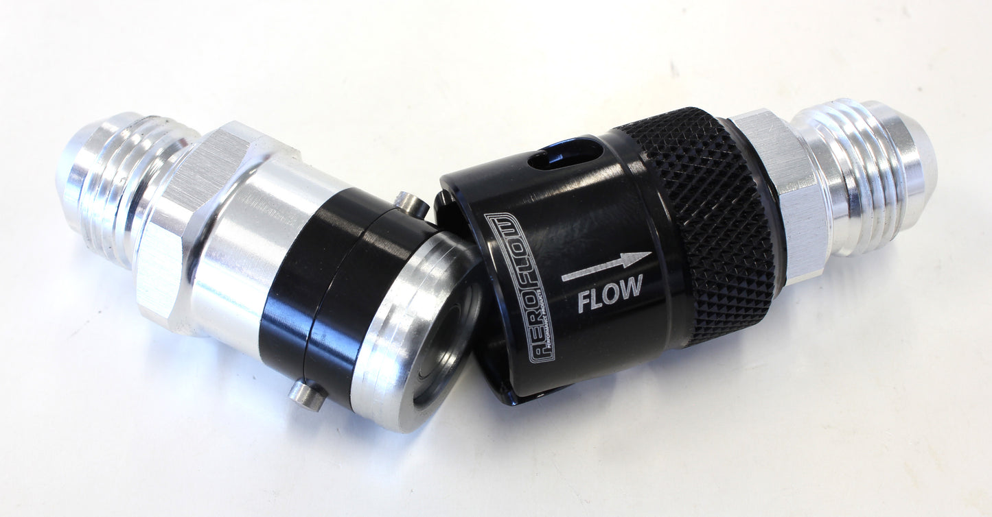 Quick Release -8 BUNA N Seal Black Aluminum Default Title
