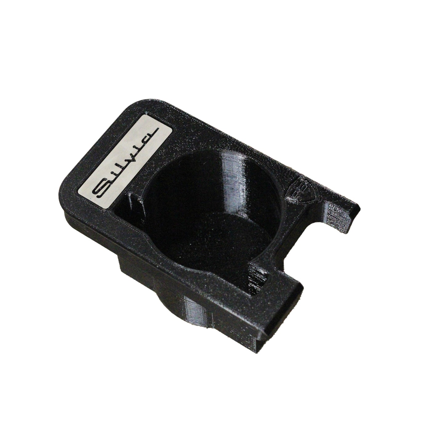 RHD S14/200SX CUP HOLDER WITH STAINLESS LOGO