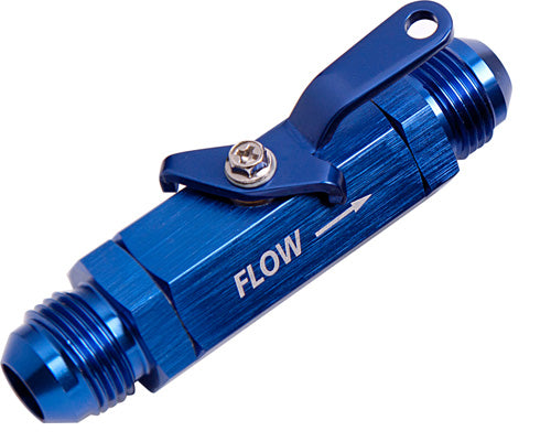 SHUT OFF VALVE -10AN BLUE