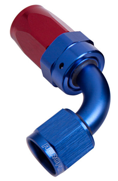-6AN TAPER SERIES 90 DEGREE   HOSE END BLUE *25 PACK*