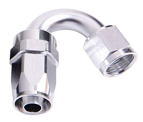 -4AN TAPER SERIES 150 DEGREE  HOSE END SILVER Default Title