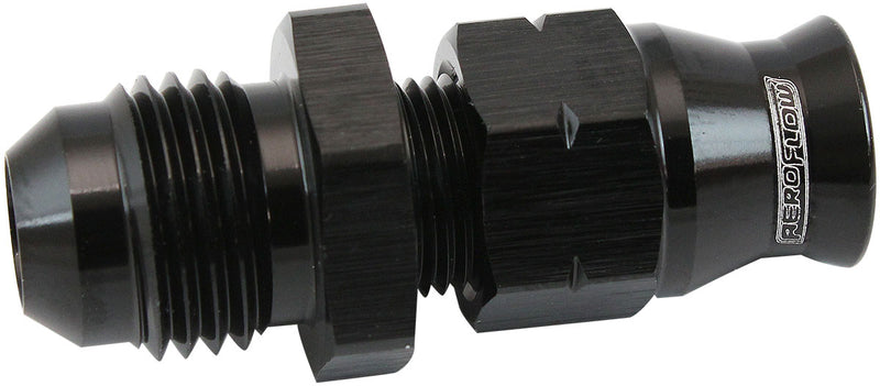 1/4"   HARD LINE TO -6AN MALE ADAPTER BLACK w/ OLIVE