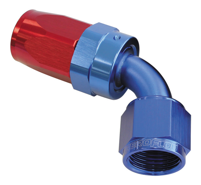 -8AN TAPER SERIES 60 DEGREE   HOSE END BLUE