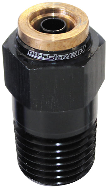 1/8" NPT STRAIGHT TO 3/16" 120SERIES NYLON BLACK FITTING