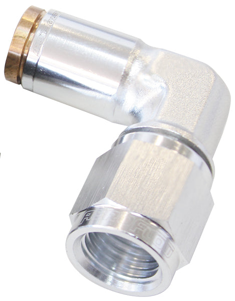 -4AN FEMALE 90 DEGREE TO 1/4" 120 SERIES SILVER NYLON FITTIN Default Title