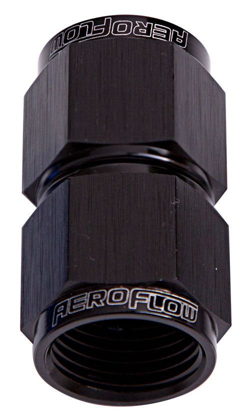 STRAIGHT FEMALE FLARE -4AN    BLACK SWIVEL COUPLER