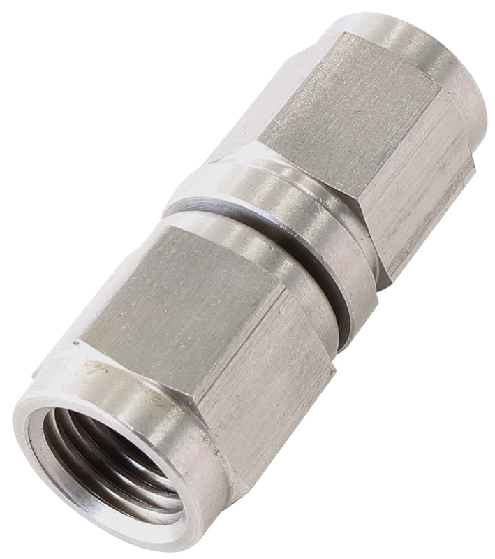 S/S STRAIGHT FEMALE FLARE -4ANSILVER SWIVEL COUPLER STAINLES
