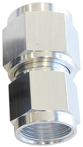 SWIVEL COUPLER REDUCER -8AN   TO -6AN SILVER FEMALE COUPLER