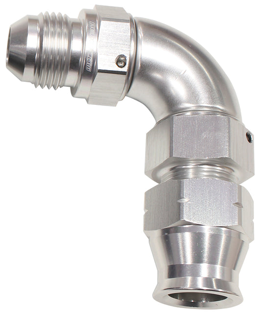 1/2" TUBE 90 deg male -8AN    SILVER SWIVEL NUT WITH OLIVE Default Title