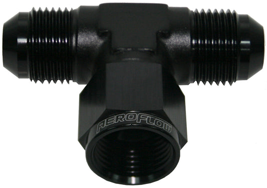 AN TEE -6AN FEMALE NUT        BLACK SWIVEL NUT ON SIDE Default Title