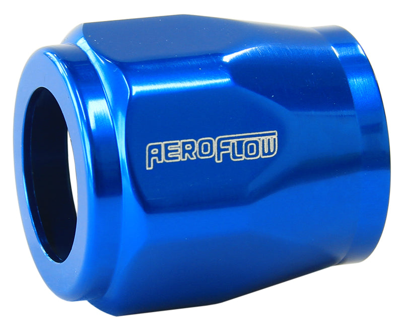 HEX HOSE FINISHER 12MM ID     BLUE 1/2" ID CLAMP