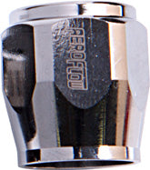 HEX HOSE FINISHER 12MM ID     CHROME 1/2" ID CLAMP