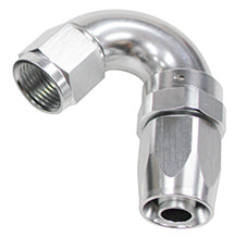 150 DEG HOSE END -06AN SILVER FULL FLOW TAPER STYLE