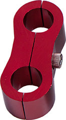 BILLET DUAL HOSE SEPARATOR    RED 15.8MM ID OR 5/8" ID