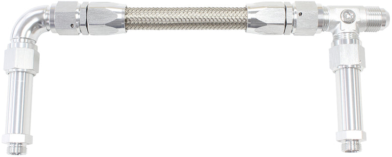 BG / DEMON DUAL INLET -8AN    SILVER SUIT 2X METERING BLOCKS