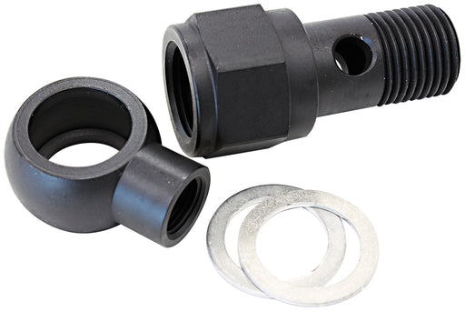 LS CHEVY OIL PRESSURE ADAPTER ALLOWS 1/8" NPT AUX PORT STEEL
