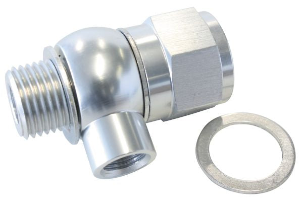 LS CHEVY OIL PRESSURE ADAPTER ALLOWS 1/8" NPT AUX PORT