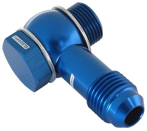 HOLLEY FITECH 9/16"-24 to -6  INLET FITTING KIT BLUE