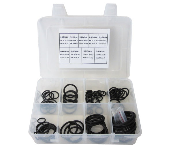 VITON O-RINGS -3 to -20AN PK  10 OF EACH IN PLASTIC CASE