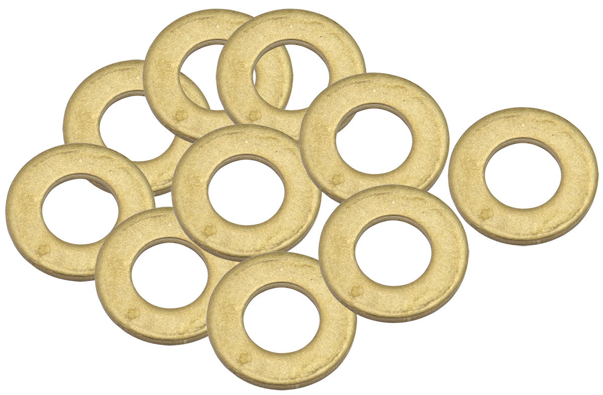 BRASS CRUSH WASHER METRIC M6  6MM ID SUITS M6 THREAD 10 PACK