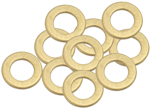 BRASS CRUSH WASHER METRIC M8  8MM ID SUITS M8 THREAD 10 PACK