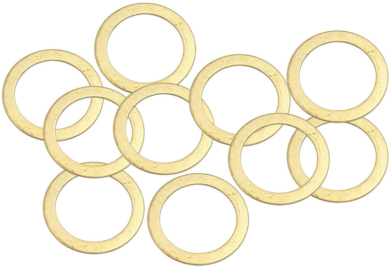 BRASS CRUSH WASHER METRIC M24 24MM ID SUIT M24 THREAD 10 PAC