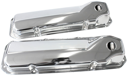 302 351C FORD STEEL VALVE     COVERS CHROME NO LOGO