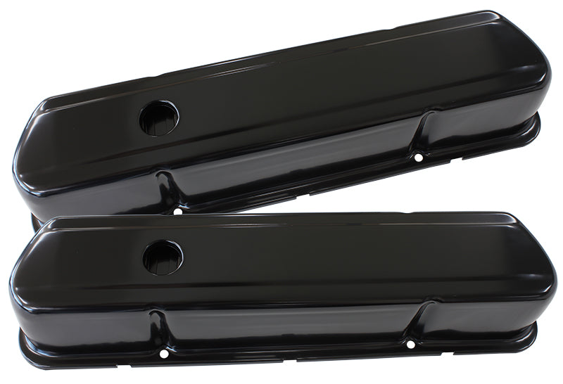 STEEL VALVE COVERS, 253 308   BLACK WITHOUT LOGO