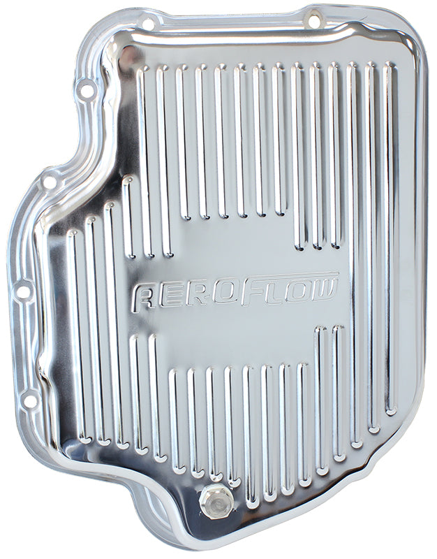 TH400 DEEP TRANSMISSION PAN   CHROME W/ DRAIN PLUG 3" DEEP