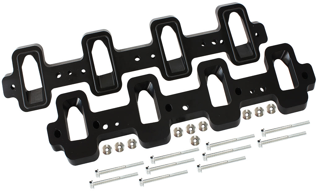 GM LS INTAKE ADAPTERS RECTANGLTO CATHEDRAL HEAD, LSA CHARGER | AF1850 ...