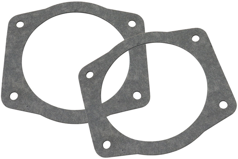 GM LS THROTTLE BODY GASKETS   FLAT 4 BOLT 90 TO 105mm PAIR