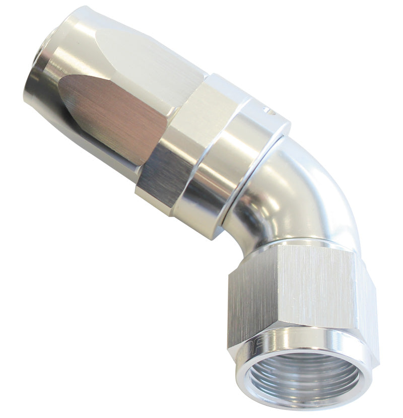 60 DEG HOSE END -10AN SILVER  FULL FLOW TAPER STYLE Default Title